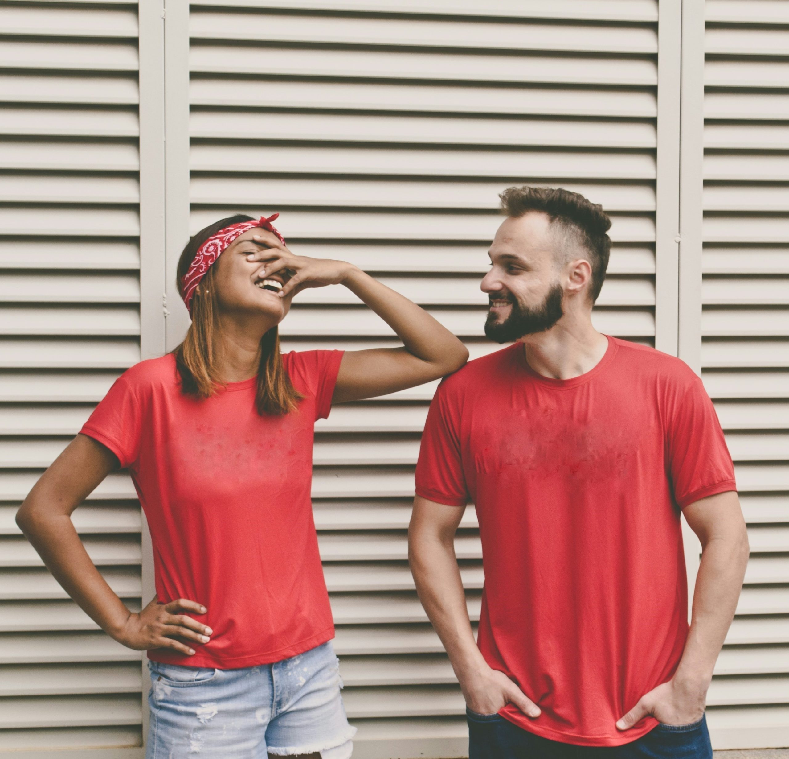 Red t shirts